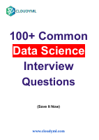 100+ Common Data Science Interview Questions by CloudyML.pdf